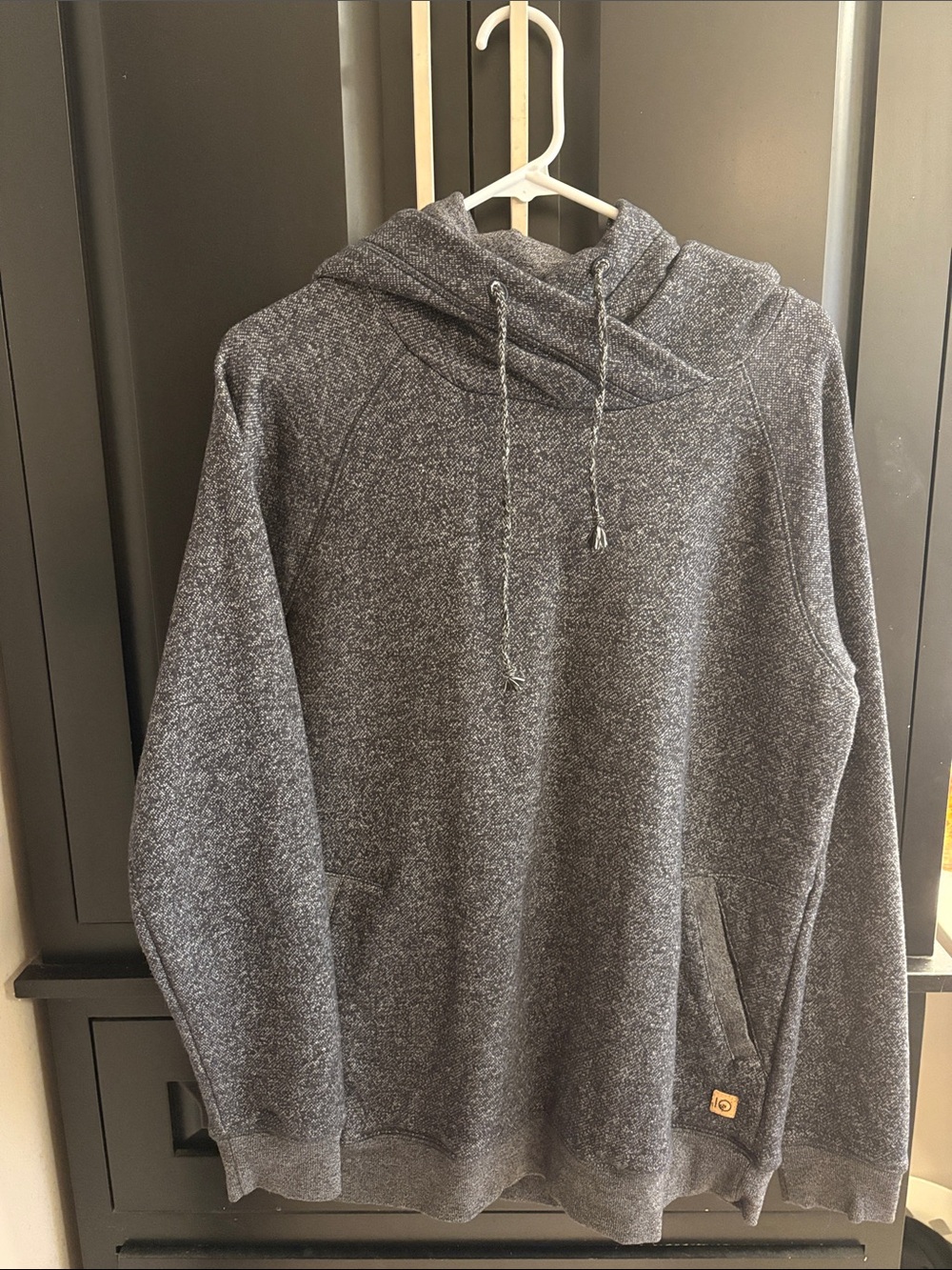 Tentree Charcoal Heather Pullover Hoodie Sweatshirt